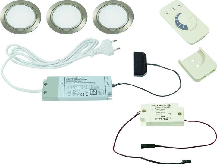 Produktbild L&S Komplettset LED Einbauleuchten Chip 58 12 V (250 lm)