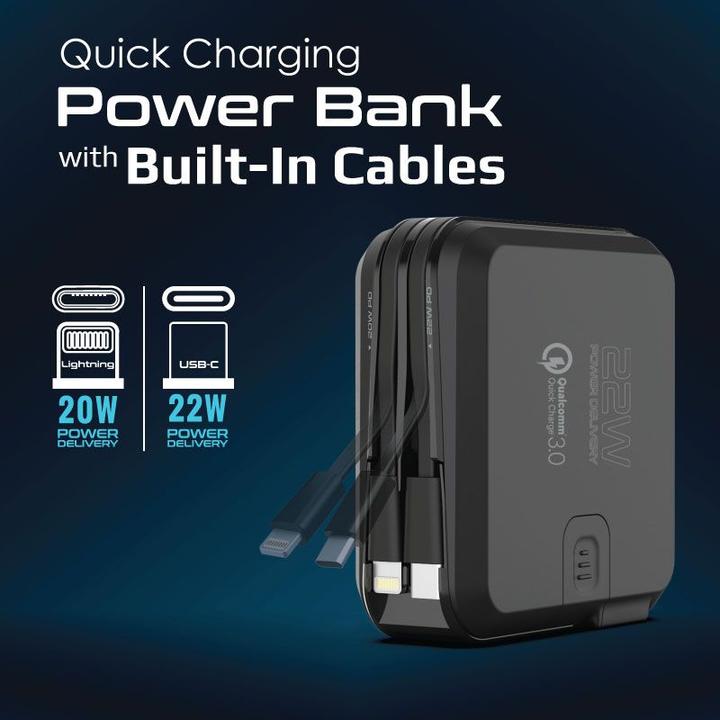 Produktbild ProMate PowerPack-PD20+ Powerbank 15000mAh (15000 mAh, 65 W)