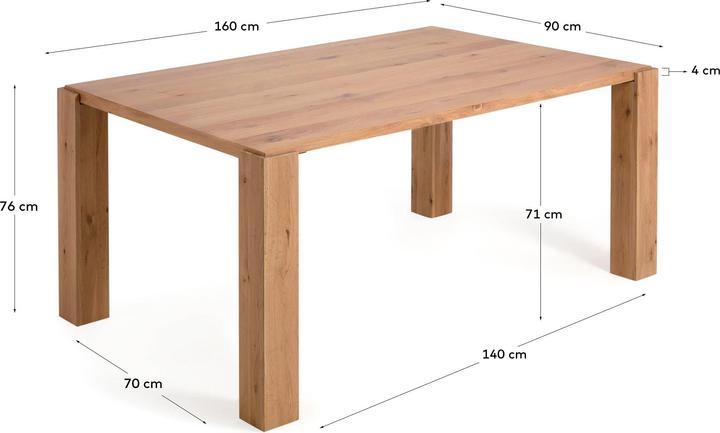 Actual product image Kave Home Deyanira (160 x 90 x 76 cm)
