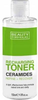 Beauty Formulas Recharging Toner Facial Toner With Ceramides 150ml (150 ml)