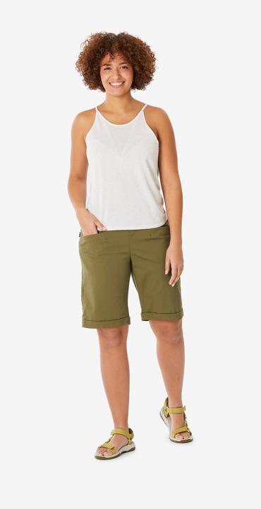 Image du produit Quechua Bermuda nh500 vert olive doré f (Bande de fréquences 38 (2600 MHz))