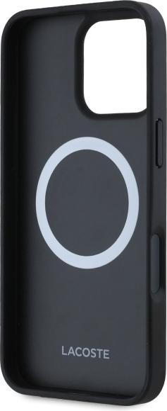 Actual product image Lacoste LCHMP16XPSWK iPhone 16 Pro Max 6.9" czarny/black hardcase Mono Sportswear MagSafe (Apple iPhone 16 Pro Max)