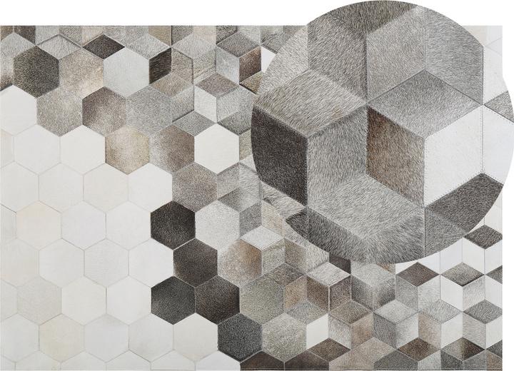 Produktbild Beliani Leder-Patchwork-Teppich (200 x 140 cm)