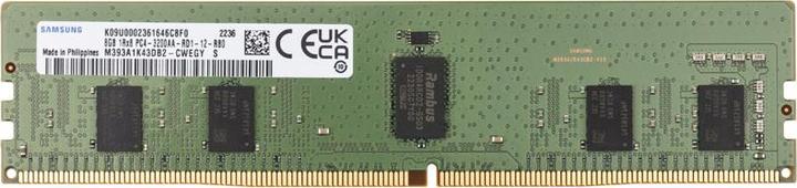 Actual product image Samsung DDR4 3200 ECC REG S8 (1 x 8GB, 3200 MHz, DDR4-RAM, DIMM)