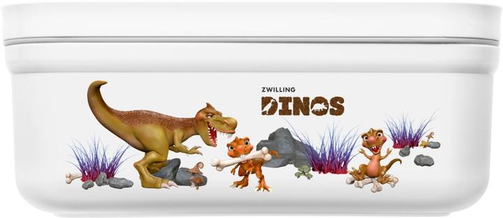 Actual product image Zwilling Vakuum-Lunchbox, M | Kunststoff | weiss | Dinos