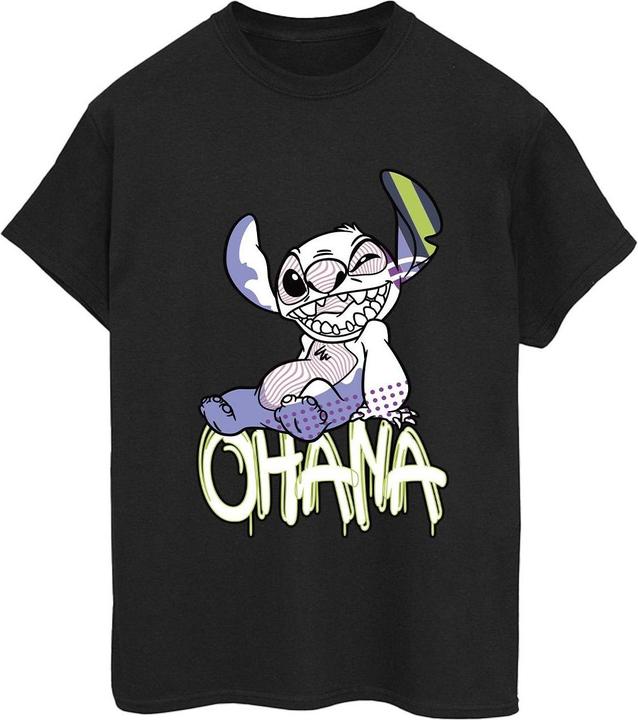 Disney Lilo And Stitch Ohana Graffiti TShirt (XL)
