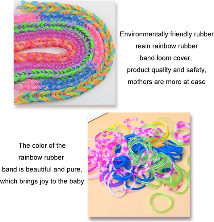 Actual product image König Design DIY rubber bands set Loom bands Friendship bracelet make your own bracelets