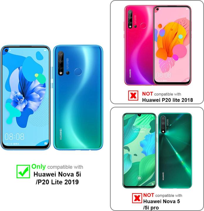 Image du produit Cadorabo Couverture look jeans Book (Huawei P20 Lite, Huawei Nova 5i)