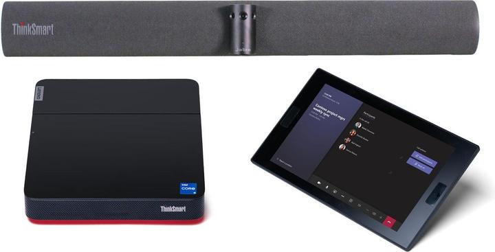 Actual product image Lenovo ThinkSmart Core + ThinkSmart Controller + ThinkSmart Bar 180 Full Room Kit(Microsoft Team Rooms)