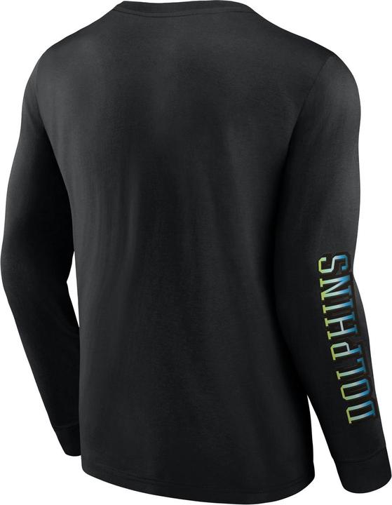 Immagine prodotto Fanatics Miami Dolphins Gradient LS Crew T-Shirt L (L)