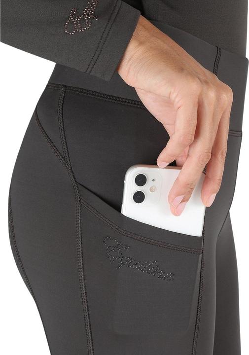 Actual product image Equiline 's mid grip high-waisted riding eggings equiine edanaekh (L)