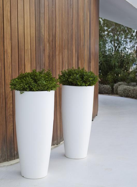 Produktbild Newgarden BAMBU 90 Pflanzkübel XXL gross doppelwandig rund, hoch ø40x90cm terrakotta 16L outdoor