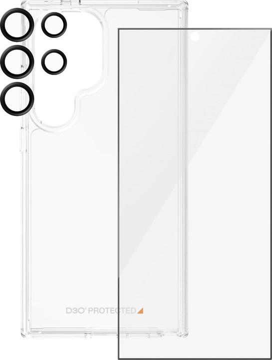 Produktbild PanzerGlass Bundle Ultra Wide FIt Glass + Case + Lens (1 Stück, Samsung Galaxy S24 Ultra)