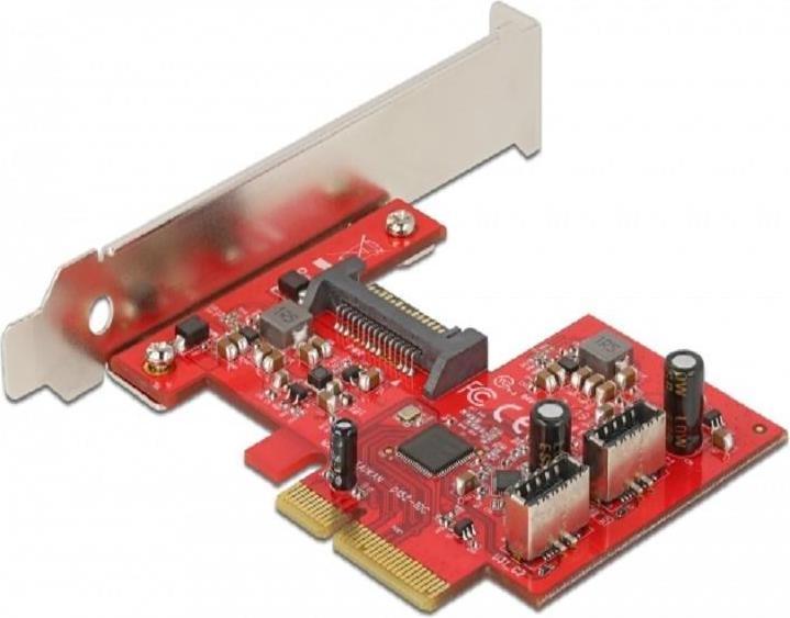 Immagine prodotto Delock Scheda PCI Express a 2 prese interne USB 3.2 Gen 2 Key A a 20 pin