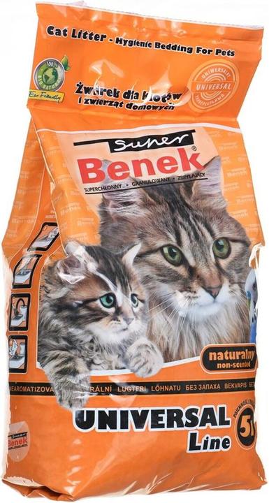 Productafbeelding Certech SUPER BENEK UNIVERSAL Kattenbakvulling Bentoniet Strooisel Naturel 5 l (Bindmiddel, Snel absorberend, 8 kg)