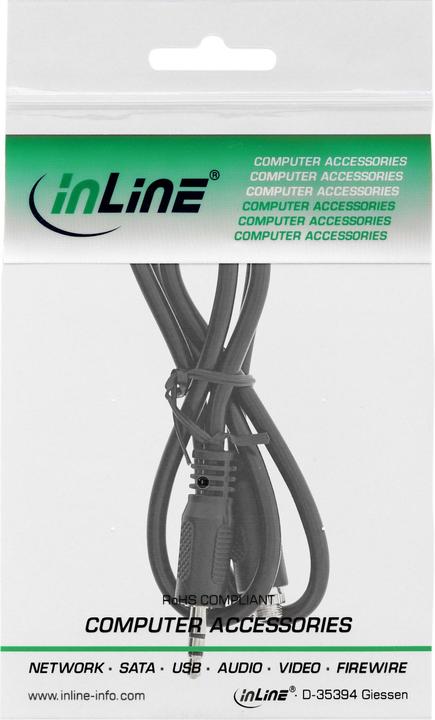 Productafbeelding InLine Audio-adapterkabel (0.60 m, 3,5 mm aansluiting (AUX))