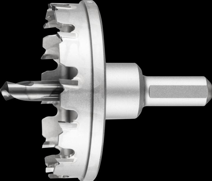 Actual product image Pferd Carbide hole cutter/hole saw Ø 68x8 mm Shank-Ø 12 mm Cutting depth 4 mm universal (68 millimetres)