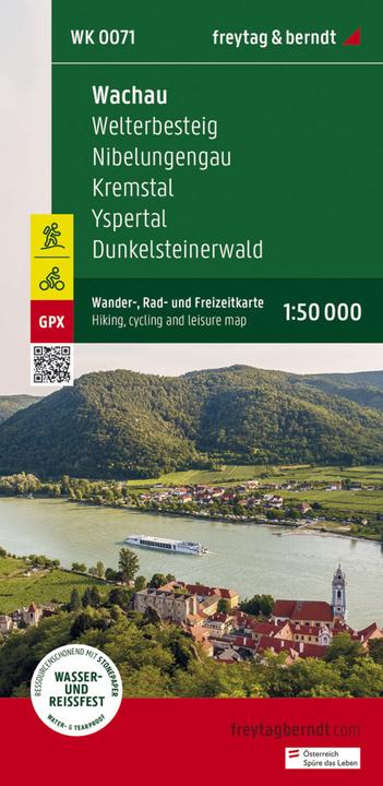 Produktbild Wachau, Wander-, Rad- und Freizeitkarte