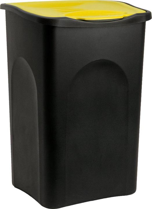 Actual product image Deuba 3x Waste garbage can with hinged lid (50 l)