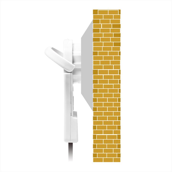 Produktbild LogiLink Flachwinkelstecker weiss