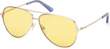 Actual product image Emilio Pucci Pucci EP0229 32E Shiny Pale Gold Sunglasses for Women 60/11/140