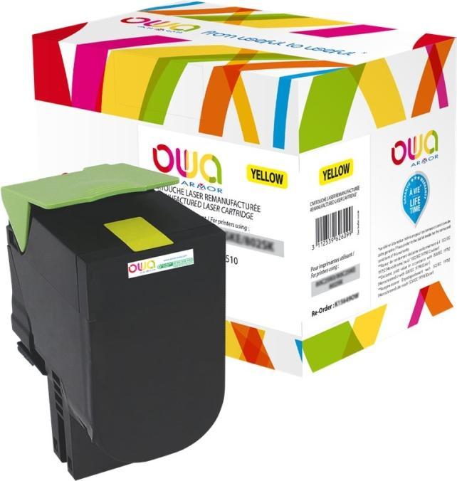 Produktbild Armor OWA OWA Toner komp. Lexmark 80C2SY0, 80C2SYE (2000 S.) yellow (Y)