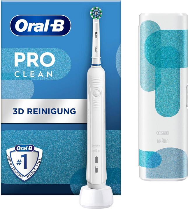 Actual product image Braun Pro 1 Clean Zahnbürste weiss (Oscillating toothbrush)