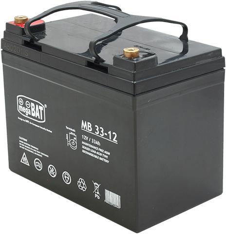 Productafbeelding Megabat MB 33-12 UPS Batterij Verzegeld Loodzuur (VRLA) 33 Ah