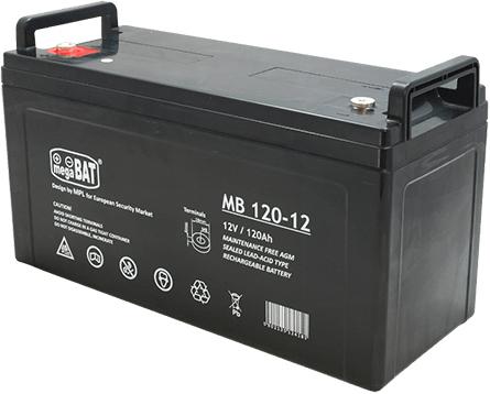 Produktbild Megabat MB 120-12 USV-Batterie Plombierte Bleisäure (VRLA) 120 Ah