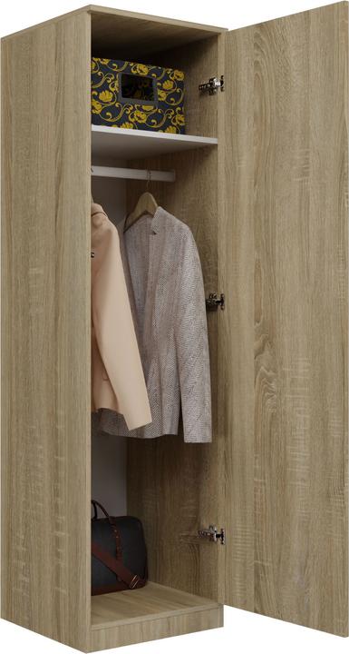 Actual product image Topeshop Schlafzimmer-Schrank (50 x 50 x 180 cm)