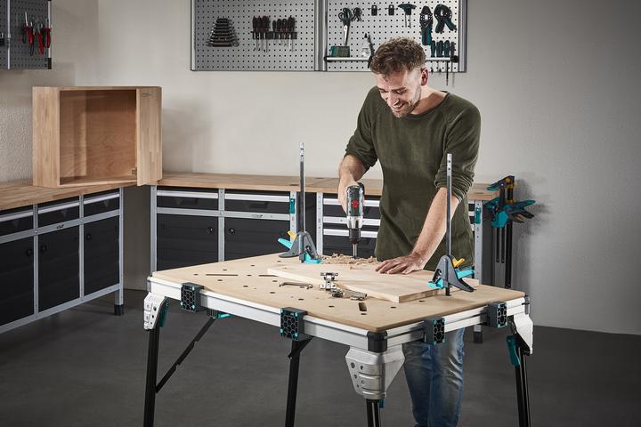 Produktbild wolfcraft wolfcraft 1 MASTER work 1600 Arbeitstisch (111 cm, 76.50 cm)