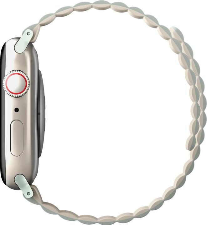 Produktbild Uniq pasek Revix Apple Watch Series 1/2/3/4/5/6/7/8/SE/SE2 38/40/41mm. Reversible Magnetic zielony-b (Silikon, Edelstahl)