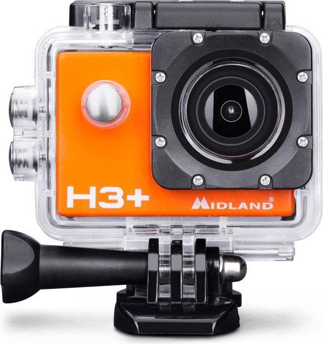 Image du produit Midland H3+ Dashcam Angle de vue horizontal max.=120° Batterie, WLAN (WiFi, Accéléromètre, Batterie, Microphone intégré, Écran intégré, Vision nocturne, Full HD)