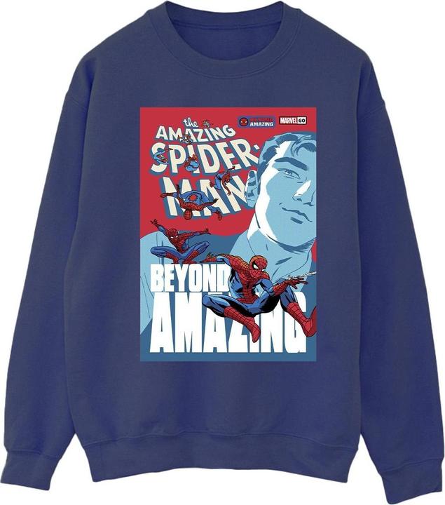 SpiderMan Beyond Amazing Cover Sweatshirt (XL)