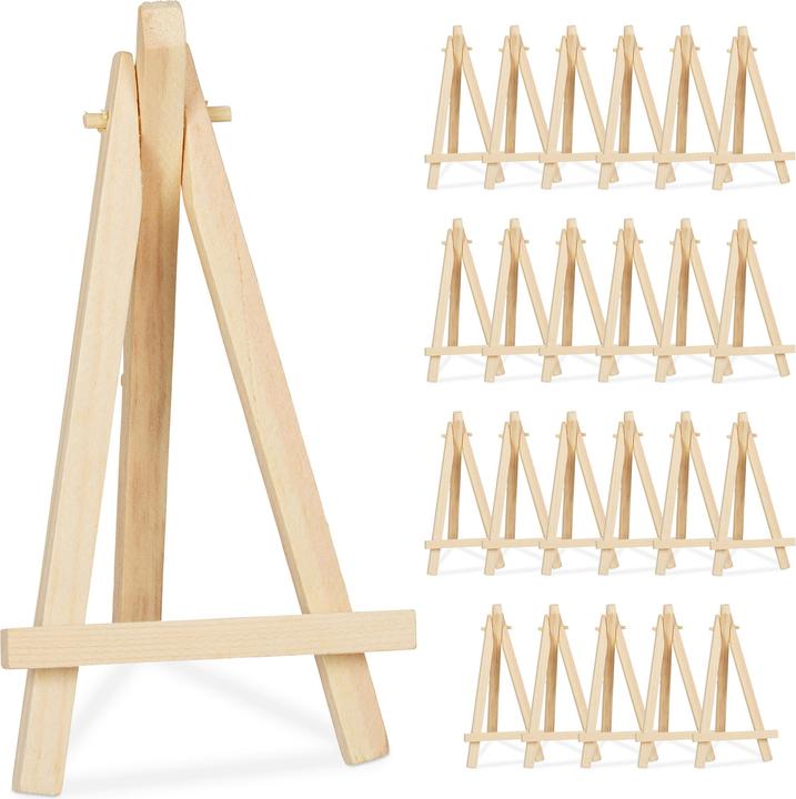 Relaxdays 24x mini easel