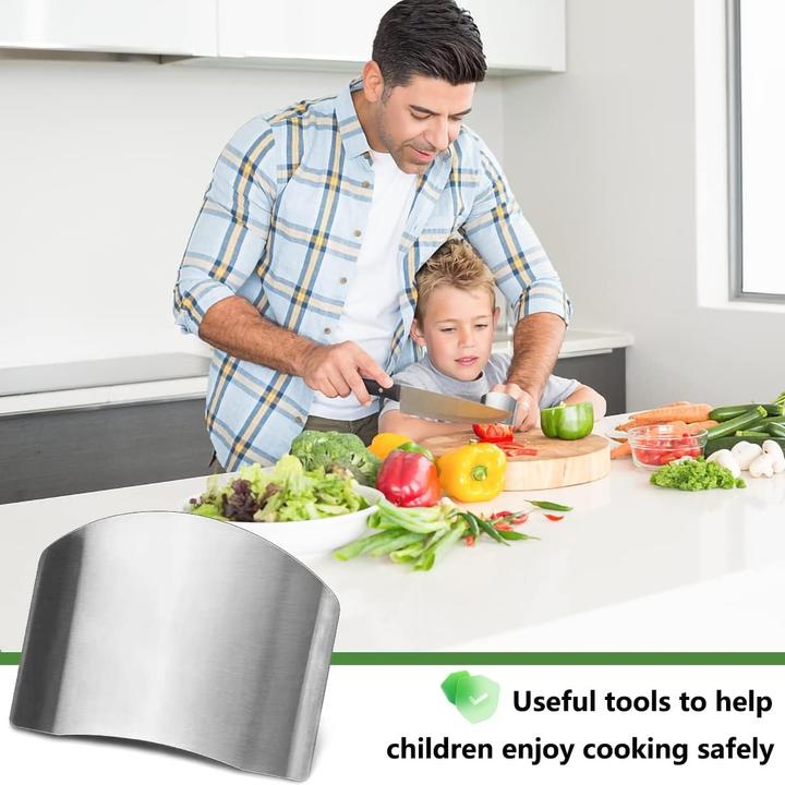 Image du produit ASMI Outils de cuisine en acier inoxydable Protection des doigts Two