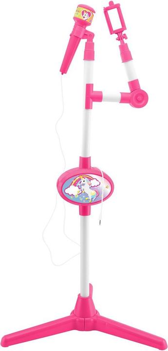 Image du produit Lexibook Microphone Unicorn avec support lumineux, haut-parleur intégré, effets sonores