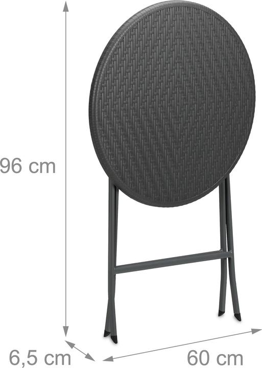 Image du produit Relaxdays Table-de-jardin (60 cm)
