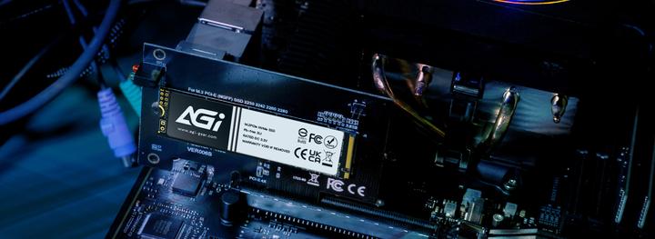 Image du produit AGI 1 TB SSD AI198 M.2 NVMe Gen3 x4 (AGI1T0G16AI198) TLC (1000 Go, M.2 2280)