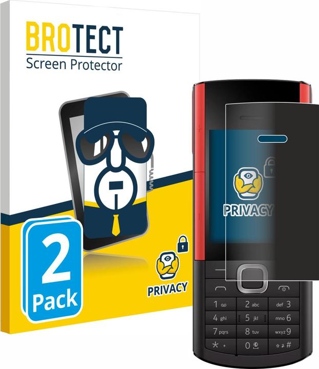 Immagine prodotto BROTECT Pellicola privacy antispia Pellicola di protezione dalla luce blu (2 Pezzo/i, Nokia 5710 XA)