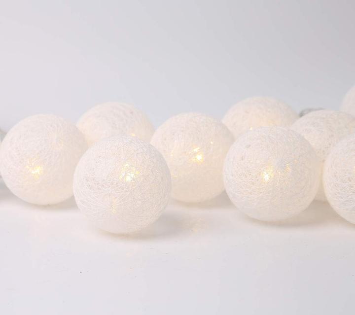 Produktbild Ciskotu Lichterkette Baumwollkugeln (3.80 m)