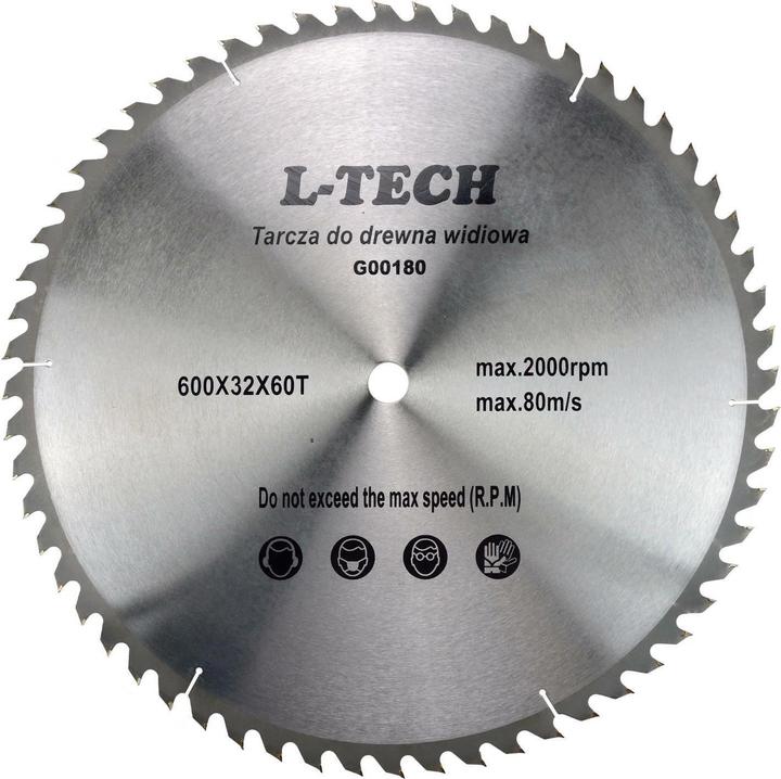 Produktbild GEKO Sägeblatt für Holz, 600x32x60Z