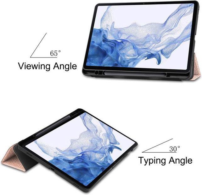 Produktbild MU Classic Dreifach faltbare Leder Hülle (Galaxy Tab S8)
