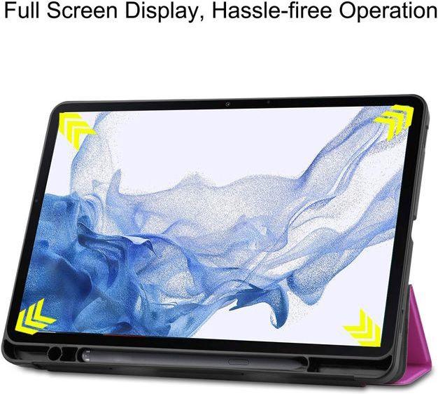 Produktbild MU Classic Dreifach faltbare Leder Hülle (Galaxy Tab S8)