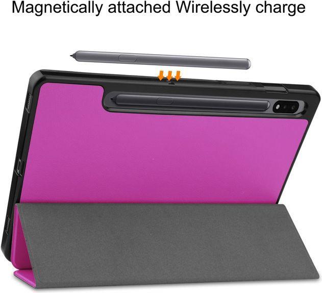 Produktbild MU Classic Dreifach faltbare Leder Hülle (Galaxy Tab S8)