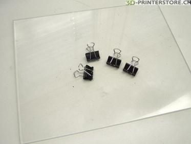 Produktbild CraftUnique Borosilicate-Glas Druckplatte 250x215mm /4 x Klammern (Zubehör)