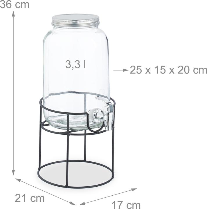 Actual product image Relaxdays Beverage dispenser