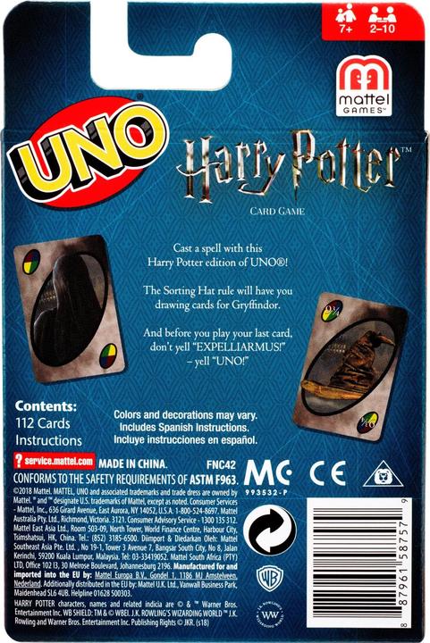 Produktbild Mattel Games Uno Harry Potter (Deutsch, Englisch)