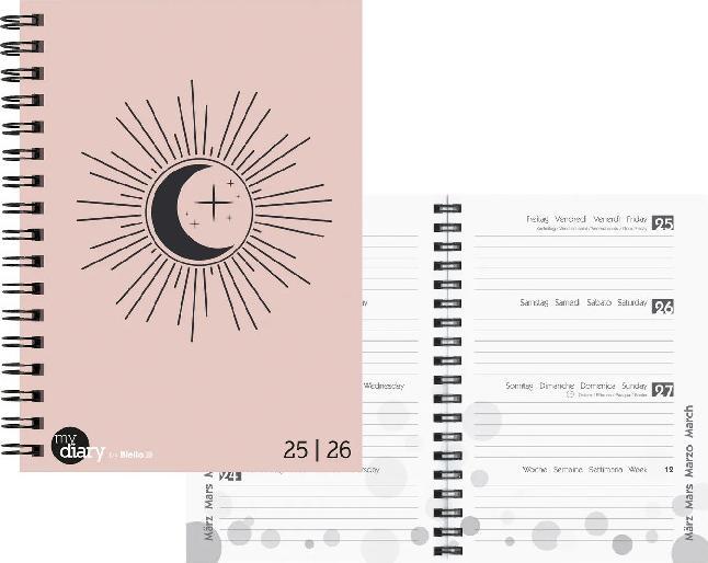 Actual product image Biella Pupil Agenda mydiary Wire-O (12 x 16.5 cm, German)