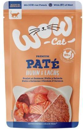 Image du produit WOW Cat Adult Nassfutter mit Huhn & Lachs 12x 125 g (Adulte, 1500 g)